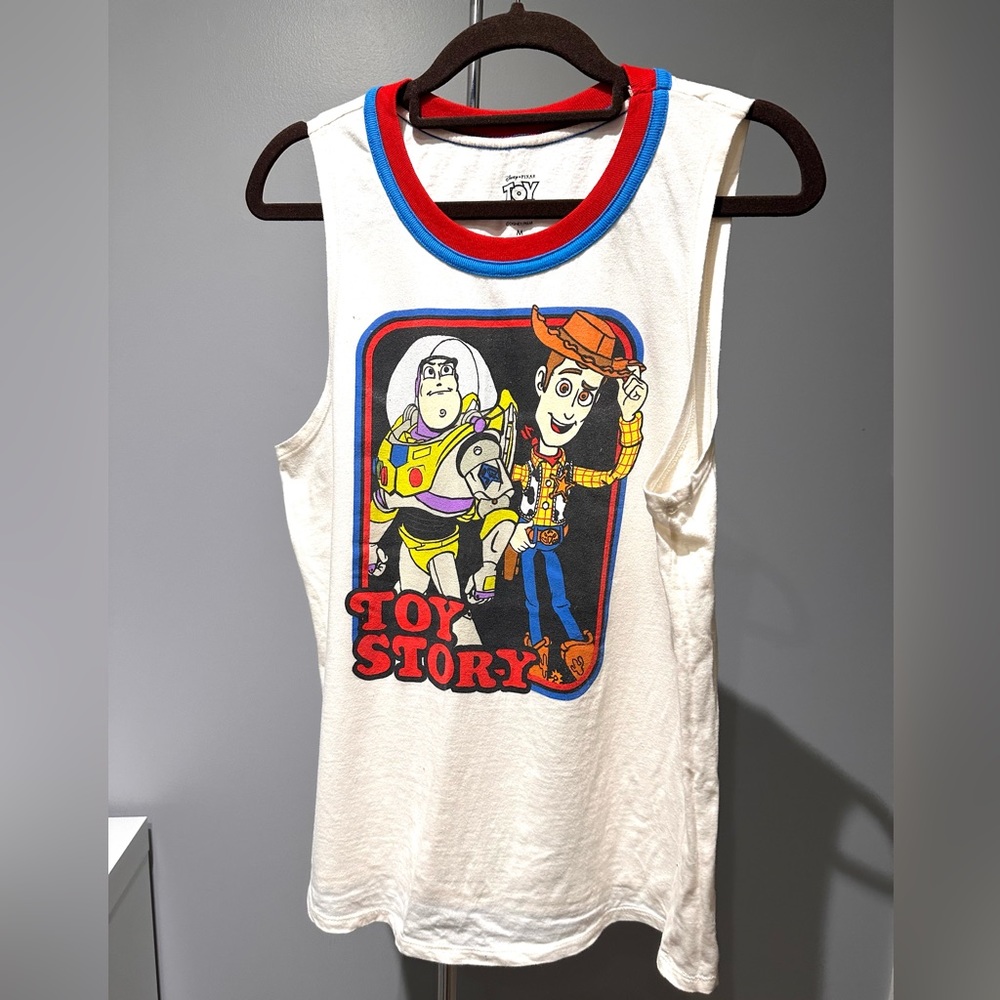 Toy Story woody and buzz Disney sleeveless shirt